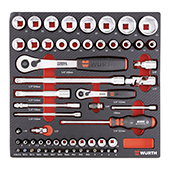 Set nasadnih kljuceva 1/4 i 1/2 Col 6.4.1, 59 dijelni