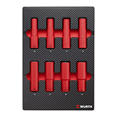 Set nasadnih ključeva 1/2 col VDE 4.4.1, 8-dijelni                                                  