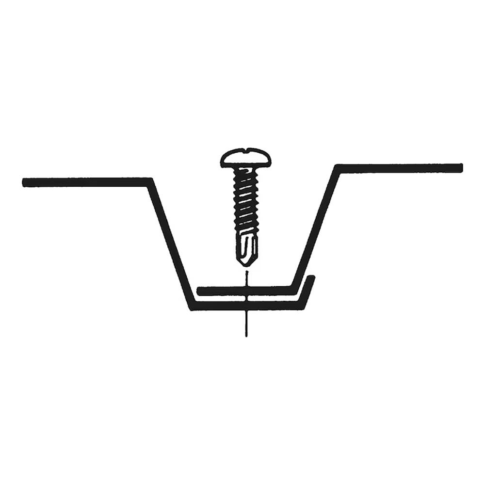 Vijak za lim DIN 7504-N, samobuš., leć., krst. H, č., bimetal, Ruspert                              , 4,2X16mm                                