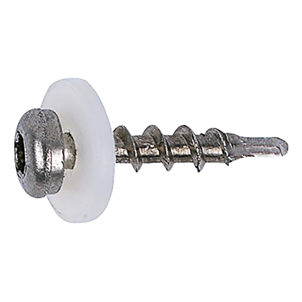 Vijak za prozorske klupice, samobušeći sa PA podloškom, AW, grubi nav.                              , M4,2X20mm                               