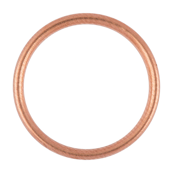Bakarni zaptivni prsten DIN 7603, punjeni, okrugli poprečni presjek                                 , 18X24                                   