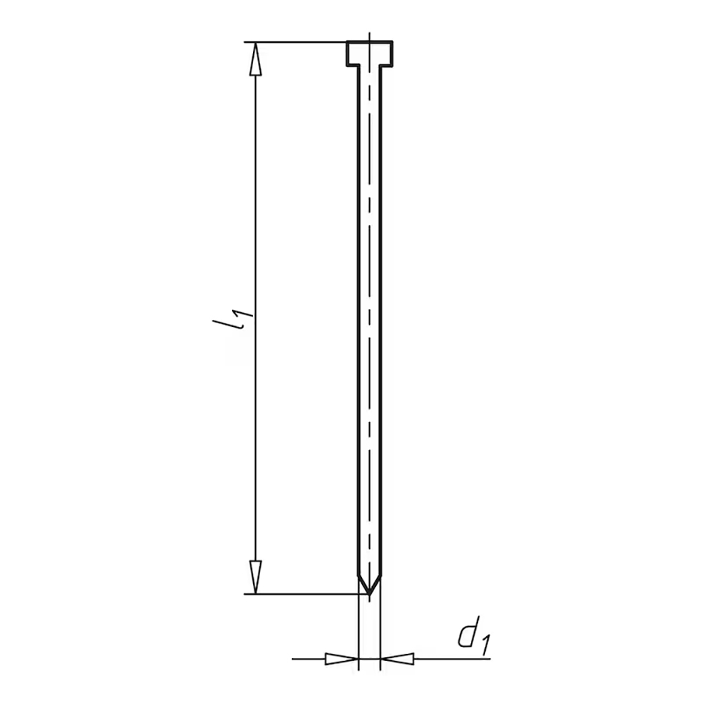 Ekseri male zbijene glave tip WY za pneumatske pištolje, 1,2X16mm                                
