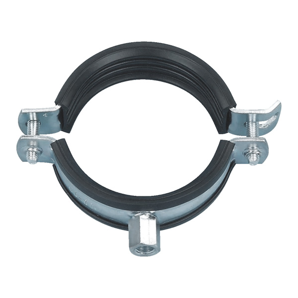 Obujmica za cijevi, dvodjelna s gumom, TIPP®-Robust, 138-145mm                               