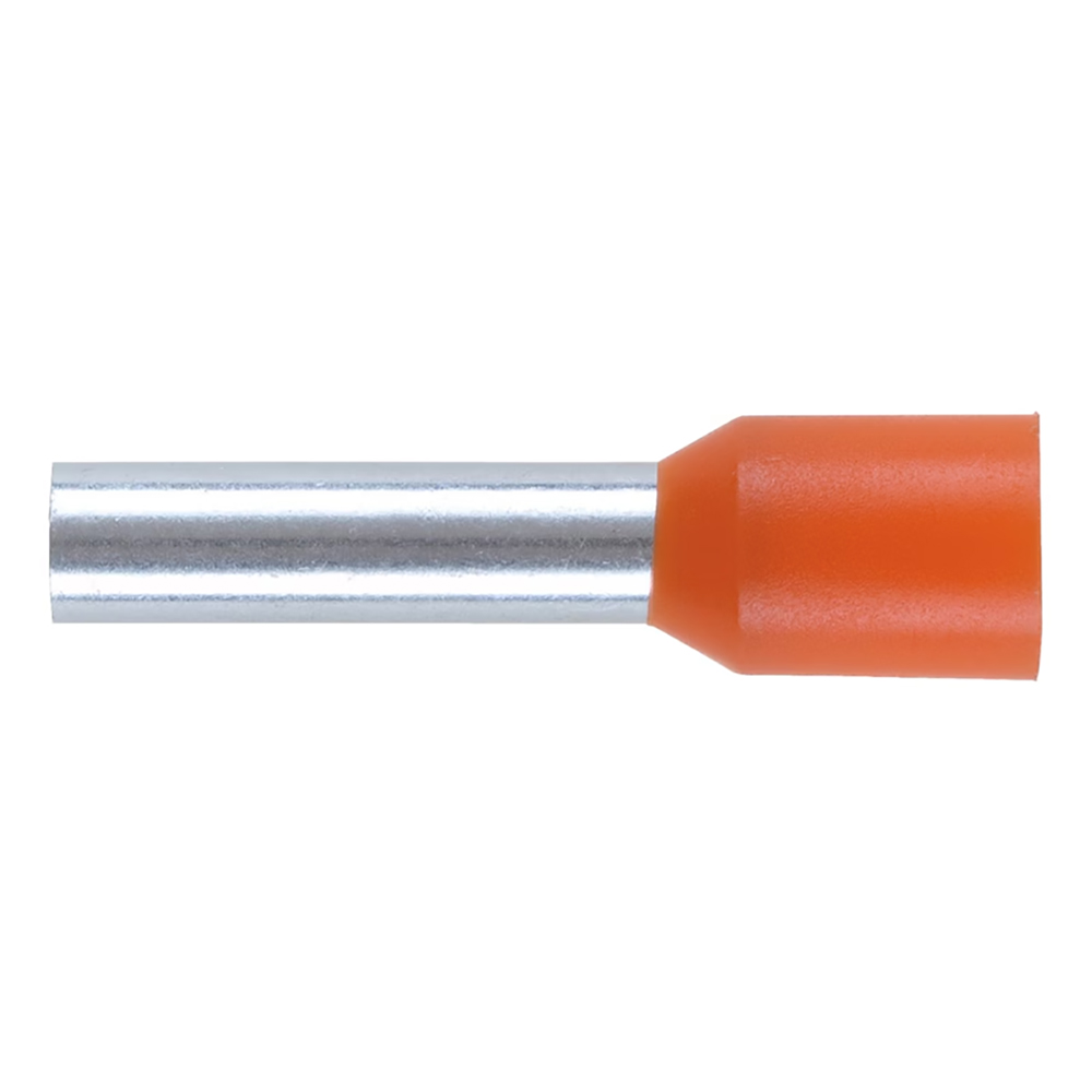 Cjevasta kablovska stopica sa plasticnom cahurom                                                    , Cjevasta/narandžasta/4,0X12,0 mm        