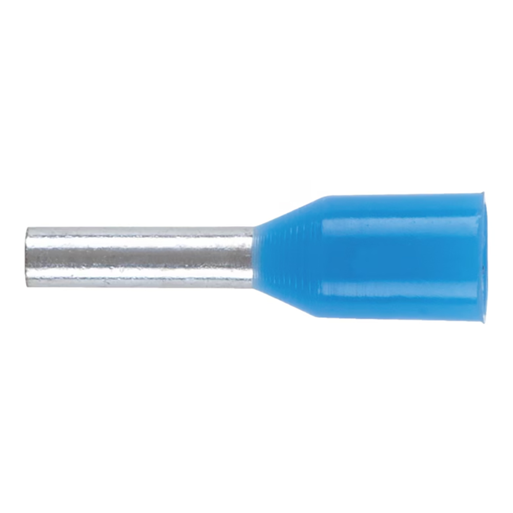 Cjevasta kablovska stopica sa plasticnom cahurom                                                    , Cjevasta/plava/0,75X6,0 mm              