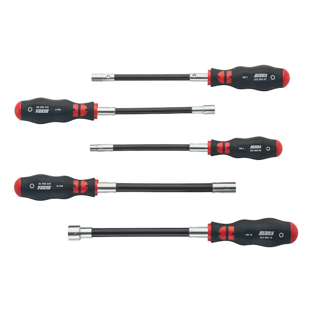 ZEBRA set fleksibilnih odvijača, vanjski šestougao SW                                               , 5- dijelni                              