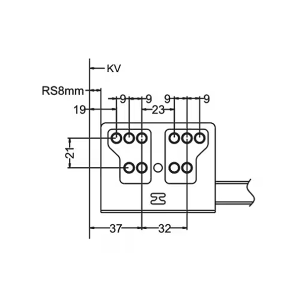 Sistem okvira ladica Slidebox H135, set, H135, 35kg, L400                        