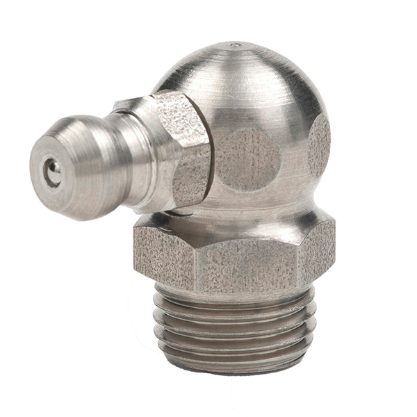 Mazalica DIN 71412 90 stepeni celik plavo cincan C, 6 ugaona colovna                                , R1/8COL                                 