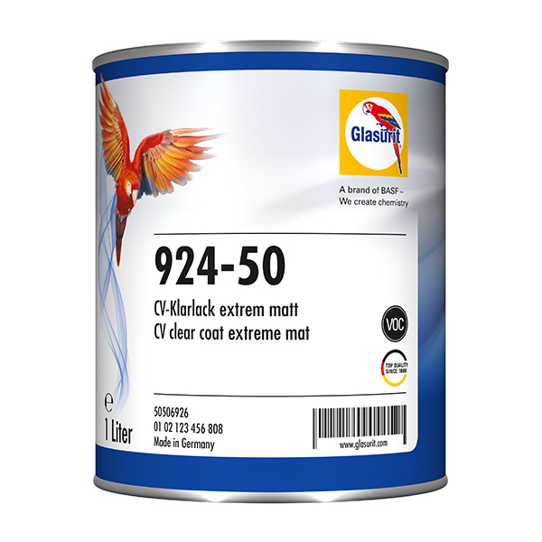 HS Bezbojni lak, Glasurit® 924-50 Extreme matt, 1L                                      