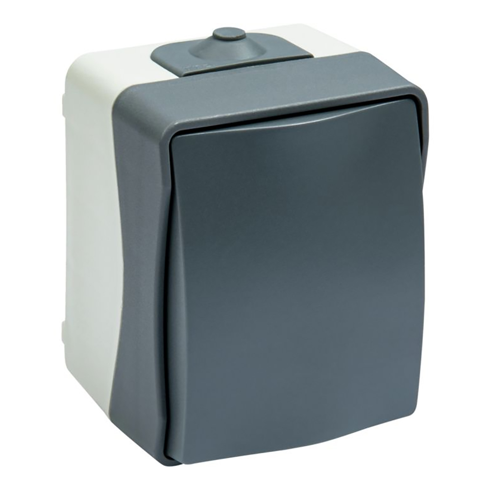 Nadžbukni tasteri Cave                                                                              , 1P, siva, IP44                          