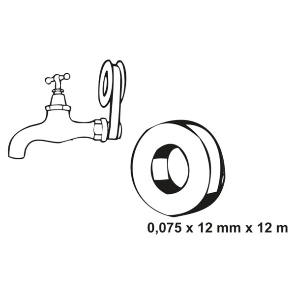 PTFE-zaptivna traka za navoje sanitarija Connex                                                     , 5 KOM                                   
