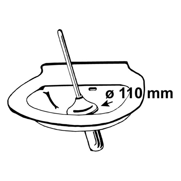 Gumeni odčepljivač odvoda                                                                           , D 11 cm                                 