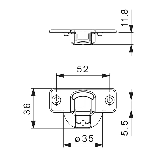 Baglama Nexis Click-on 95                                                                           , paralelna duga                          