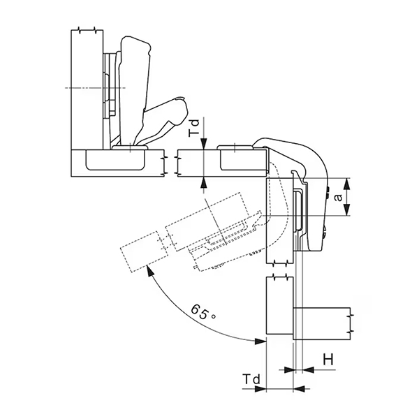 Baglama Nexis Click-on za ugaoni element                                                            , Baglama Nexis Click-on corner cabinet   