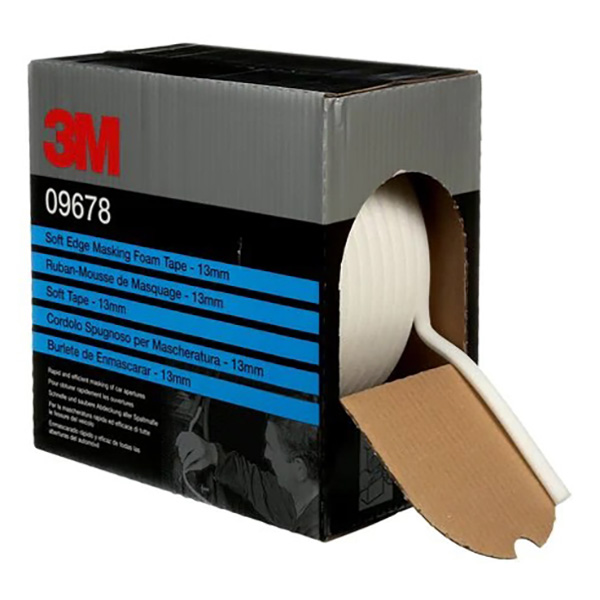 Samoljepljiva pjenasta traka za blage ivice 3M Soft edge, 13mm, 50m, bijela                       