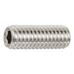 Navojna čivija DIN 913, ravni vrh, nehrđajući čelik A1                                              , M5X12mm                                 