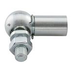 Kutni zglob DIN 71802 sa opružnim osiguračem i prstenom, oblik CS                                   , M6X12,5mm                               