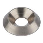 Rozeta za vijke sa upuštenom glavom, nehrđajući čelik A1                                            , D4,3mm                                  