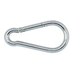 Vatrogasna zakačka (karabiner) DIN 5299 C, čelik pocinčani, plavo pasivirani                        
