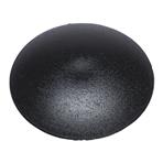 Pokrivna kapa za metalnu tiplu za ugradnju stolarije, ravna, crna                                    