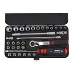 ZEBRA set nasadnih ključeva 1/4 inch, metrički                                                      